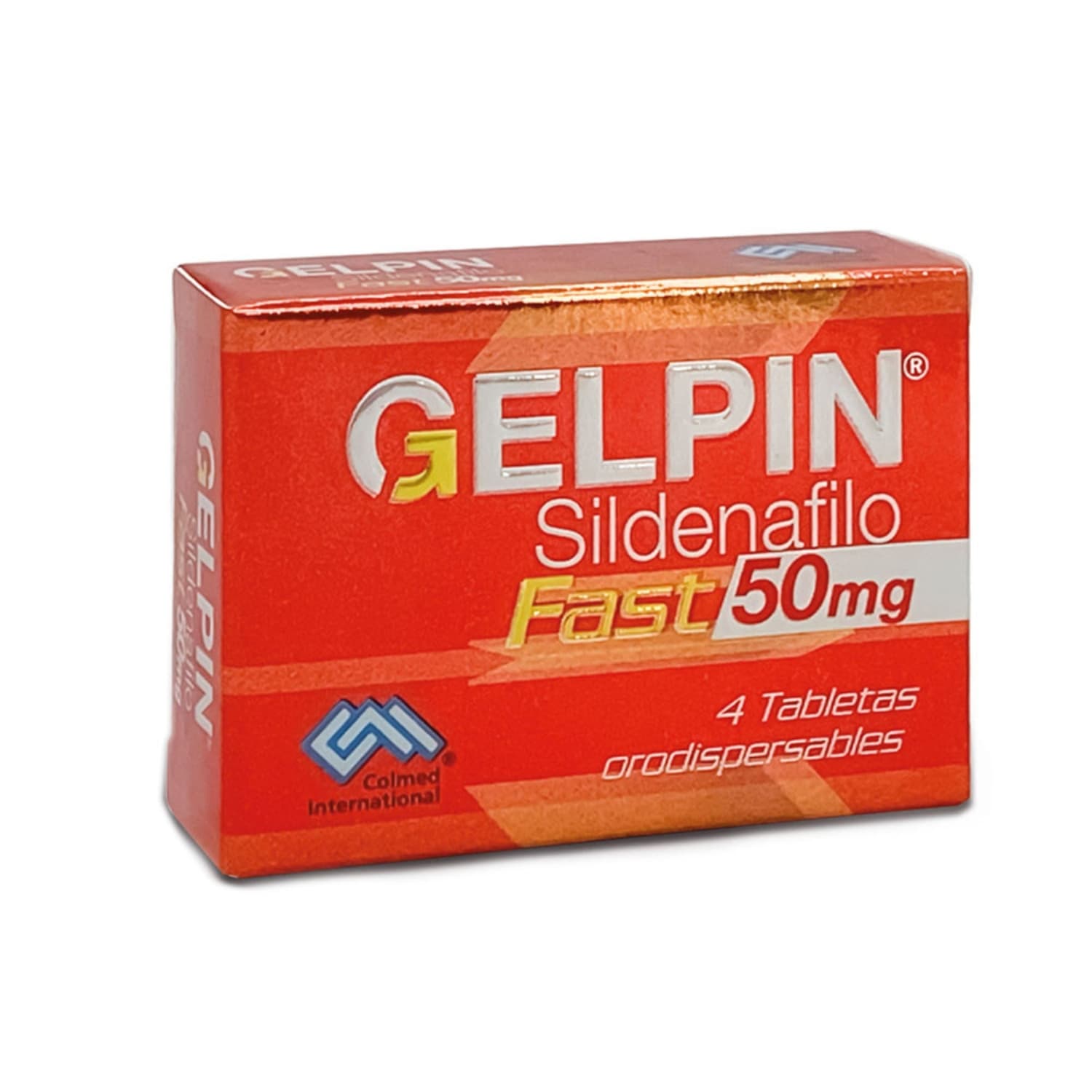 GELPIN 50 MG TAB FDT X X 4 TAB (SILDENAFILO)
