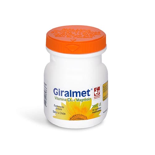 GIRALMET 2000 UI FCO CAJA X 30 TAB (VITAMINAS)