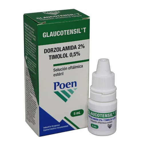 GLAUCOTENSIL T FRASCO X 5 ML (DORZOLAMIDA+TIMOLOL)
