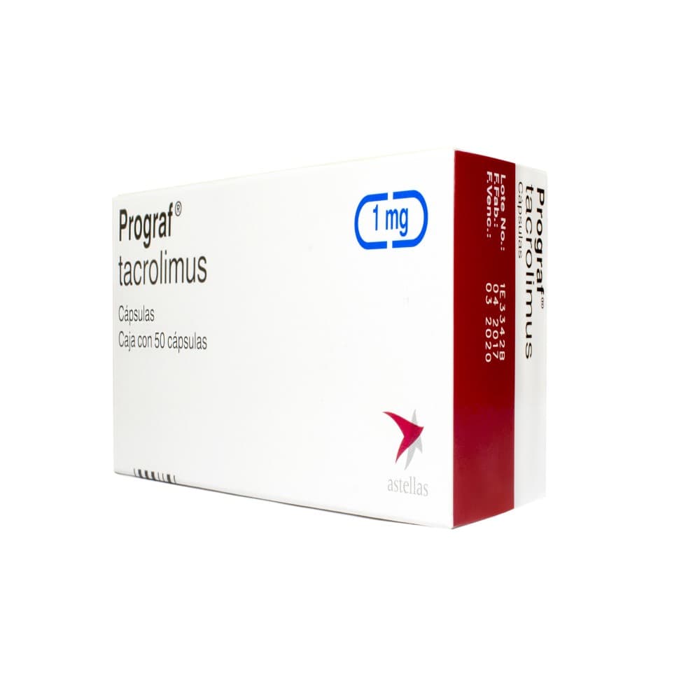 PROGRAF IR 1MG CJA X50 CAP (TACROLIMUS)