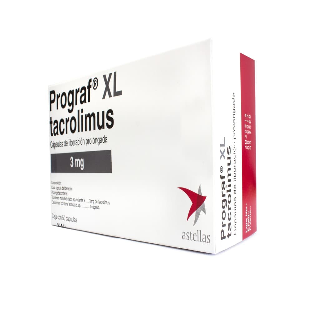 PROGRAF XL 3MG CAJA X 50 CAP (TACROLIMUS)