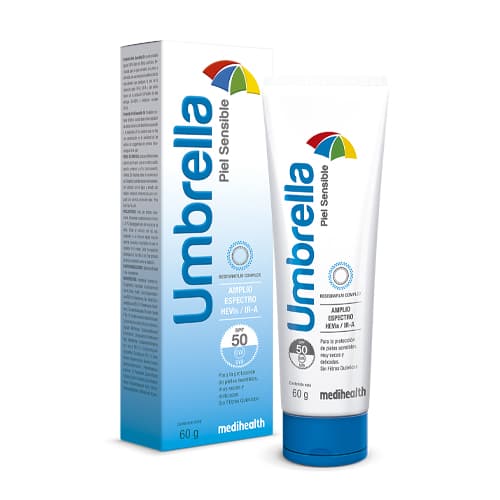 UMBRELLA PIEL SENSIBLE SPF 50+ TUBO X 60 GR (PROTECTOR SOLAR PARA ADULTOS)