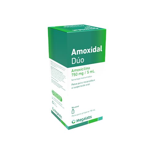 AMOXIDAL DUO 750 MG FRASCO X 70 ML (AMOXICILINA)