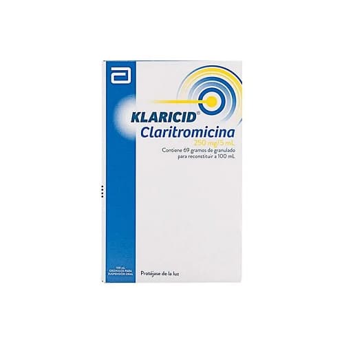 KLARICID 250MG/5ML FRASCO X 100 ML (CLARITROMICINA)