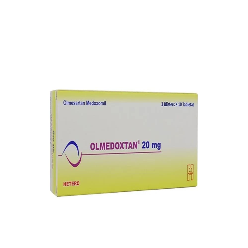 OLMEDOXTAN 20 MG CAJA X 30 TAB (OLMESARTAN)