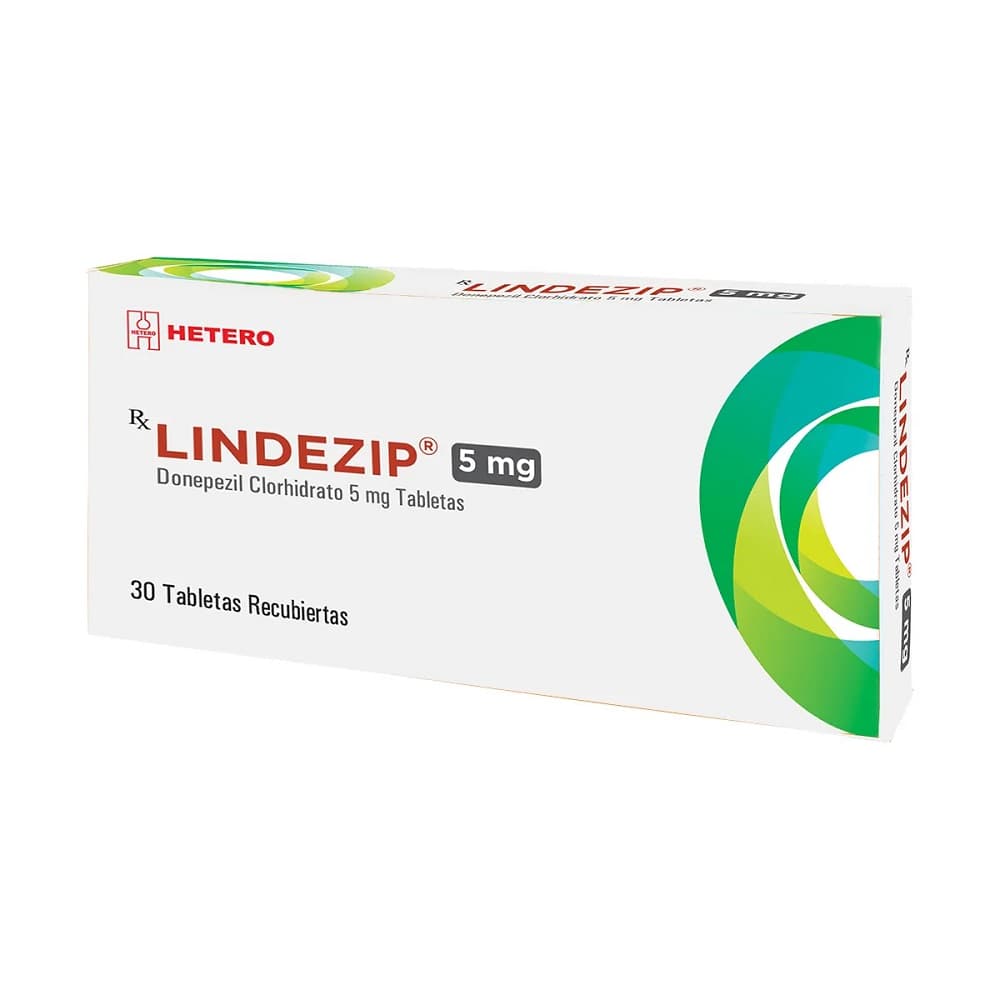 LINDEZIP 5 MG CAJA CJA X30 TAB (DONEPEZILO CLORHIDRATO)