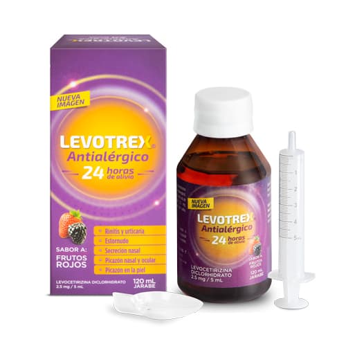 LEVOTREX JARABE FRASCO X 120 ML (LEVOCETIRIZINA)