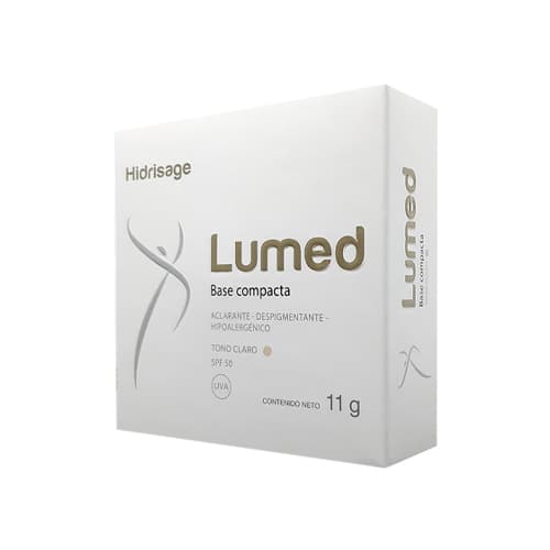 LUMED BASE COMPACTA TONO CLARO CAJA X 11 GR