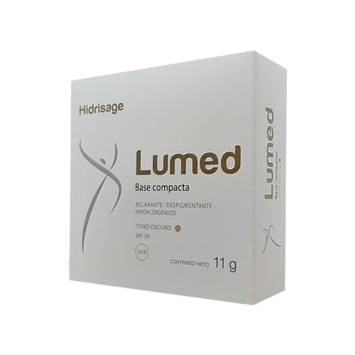 LUMED BASE COMPACTA TONO OSCURO CAJA X 11 GR