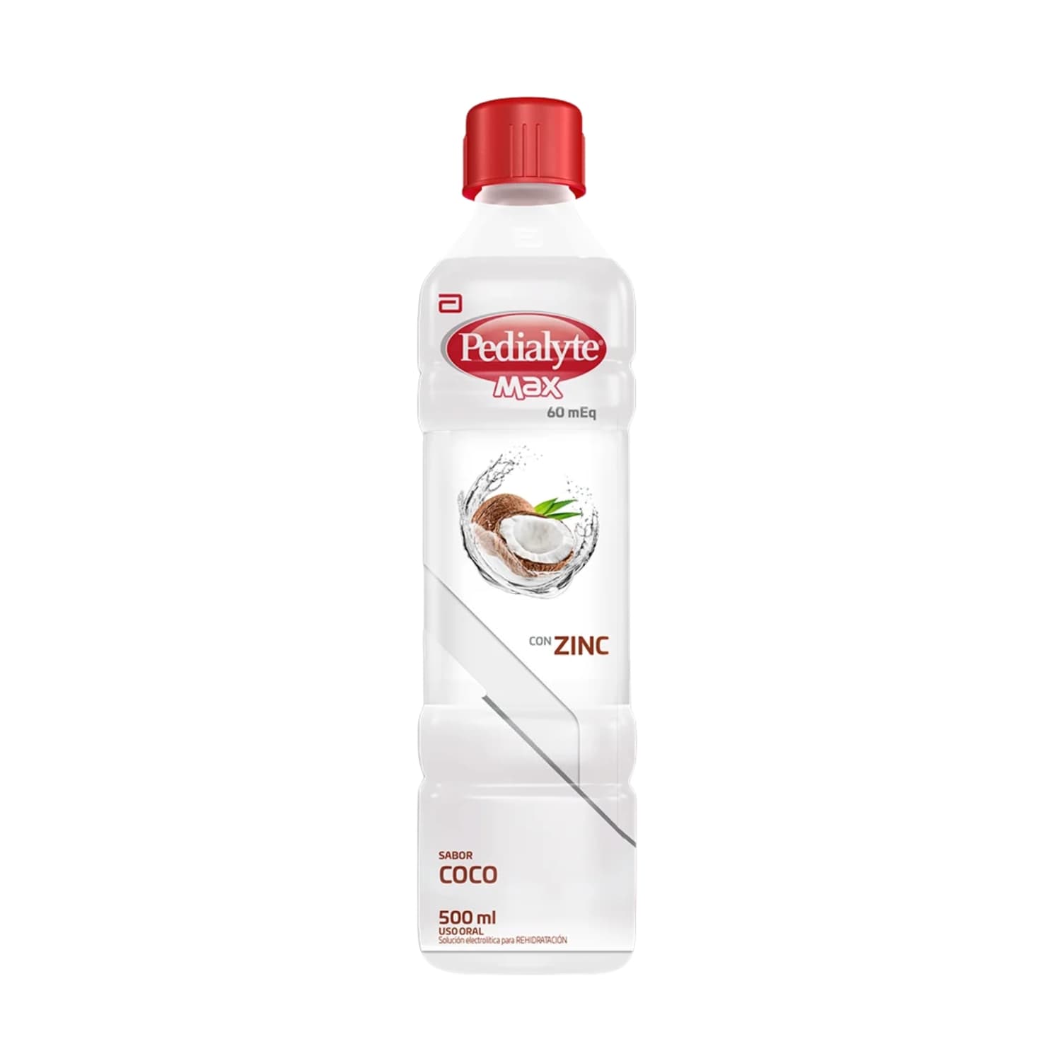 PEDIALYTE MAX ZINC 60 MEQ COCO X 500ML (SALES REHIDRATACION ORAL+ZINC)