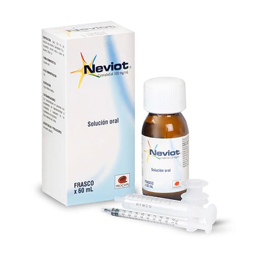 NEVIOT 100 MG/ML SOLUCION ORAL FCO X 60ML (CANNABIDIOL)