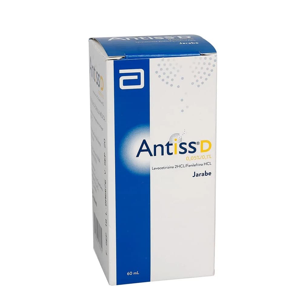 ANTISS D SOLUCION ORAL FRASCO X 60 ML (FENILEFRINA+LEVOCETIRIZINA)