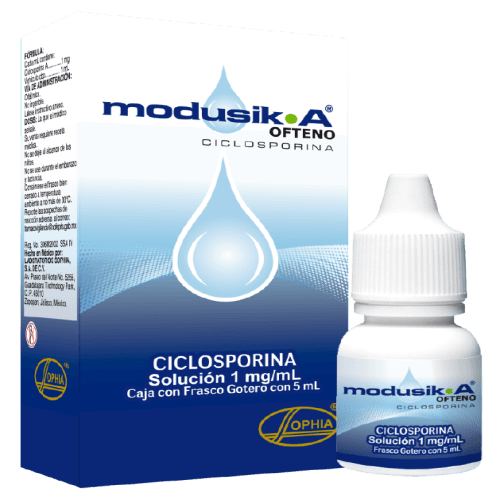 MODUSIK-A 0.1% FRASCO X 5 ML (CICLOSPORINA)