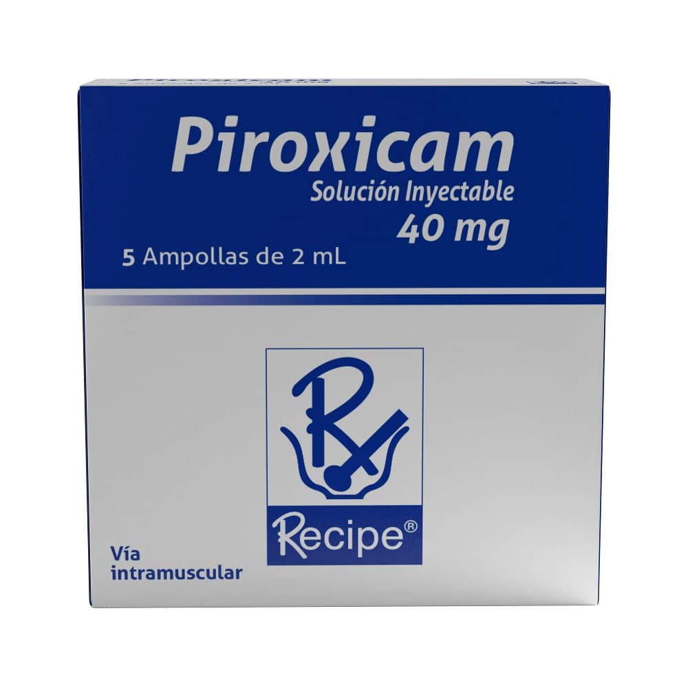 PIROXICAM 40 MG/2ML CAJA X 5 AMP (PIROXICAM)