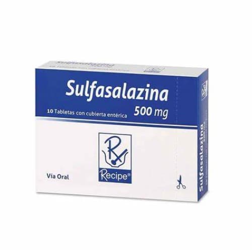 SULFASALAZINA 500 MG CAJA X 10 TAB (SULFASALAZINA)