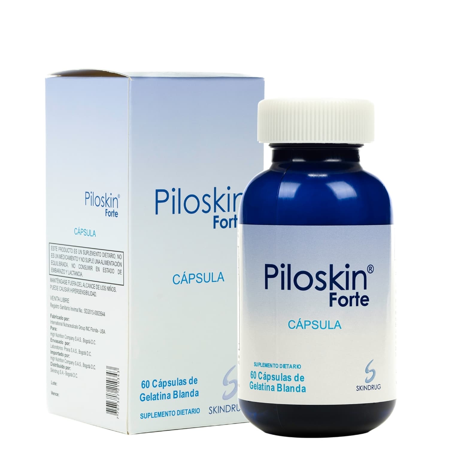 PILOSKIN FORTE CAJA X 60 CAP CAJA X 60 CAP (MULTIVITAMINICOS)