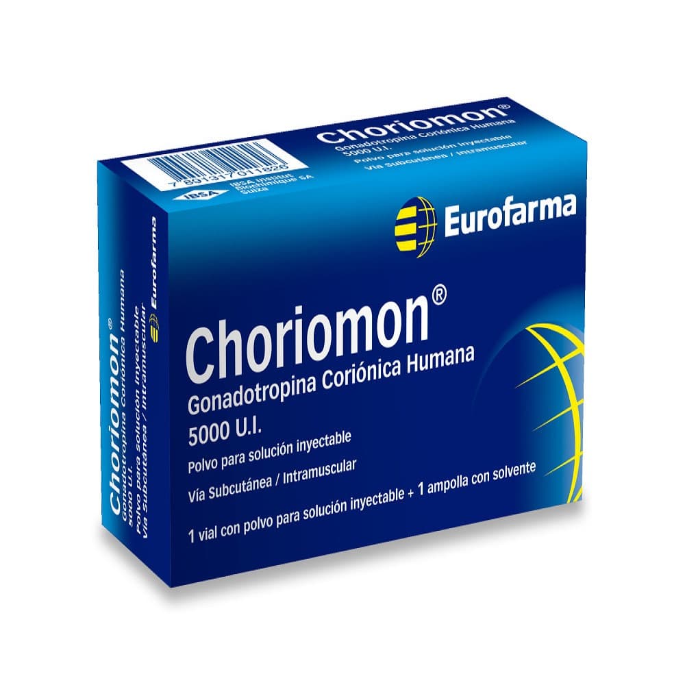 CHORIOMON 5000 UI CJA X 1 AMP CJA X 1 AMP (CORIOGONADOTROPINA ALFA)