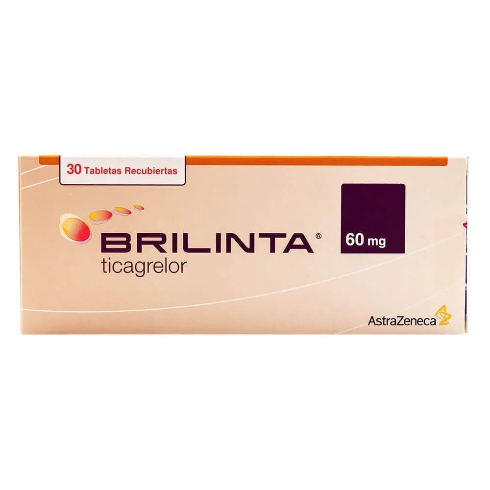 BRILINTA 60 MG CJA X 30 TAB CAJA X 30 TAB (TICAGRELOR)