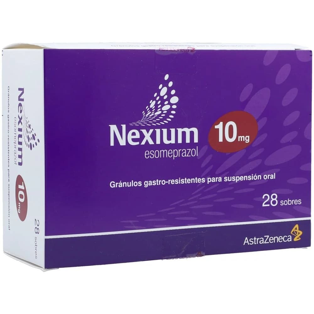 NEXIUM 10 MG GRANULOS CJA X 28 SOBRES CAJA X 28 SOBRES (ESOMEPRAZOL)
