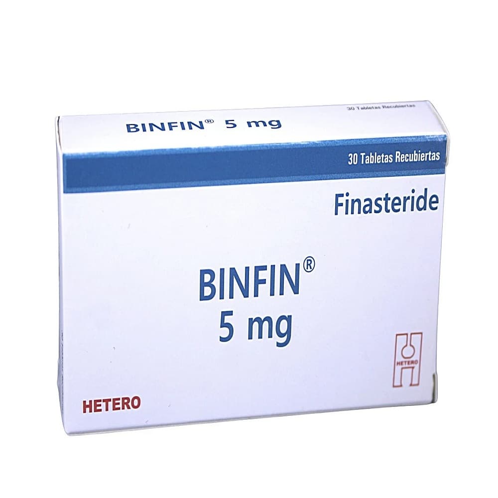 BINFIN 5MG CJA X 30 TABLETAS CJA X 30 TAB (FINASTERIDA)