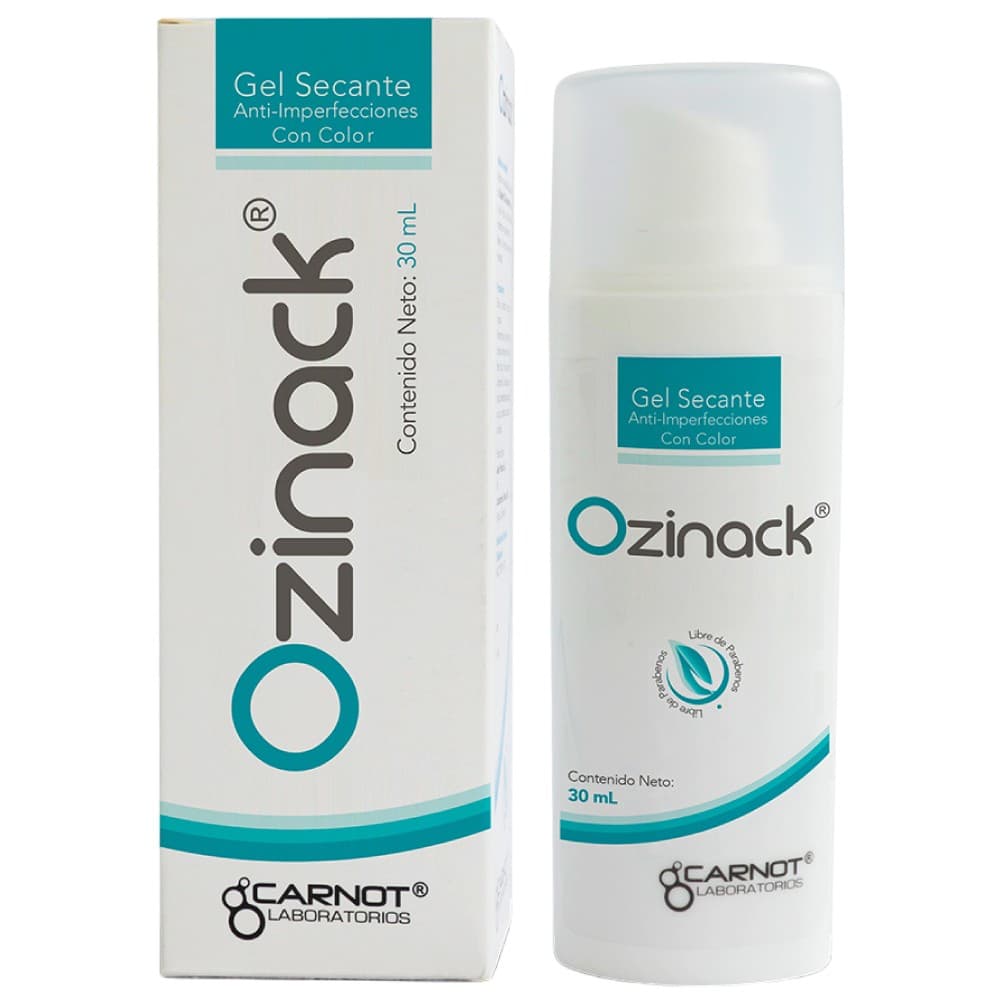 OZINACK GEL SECANTE CON COLOR DISPENSADOR X 30 ML