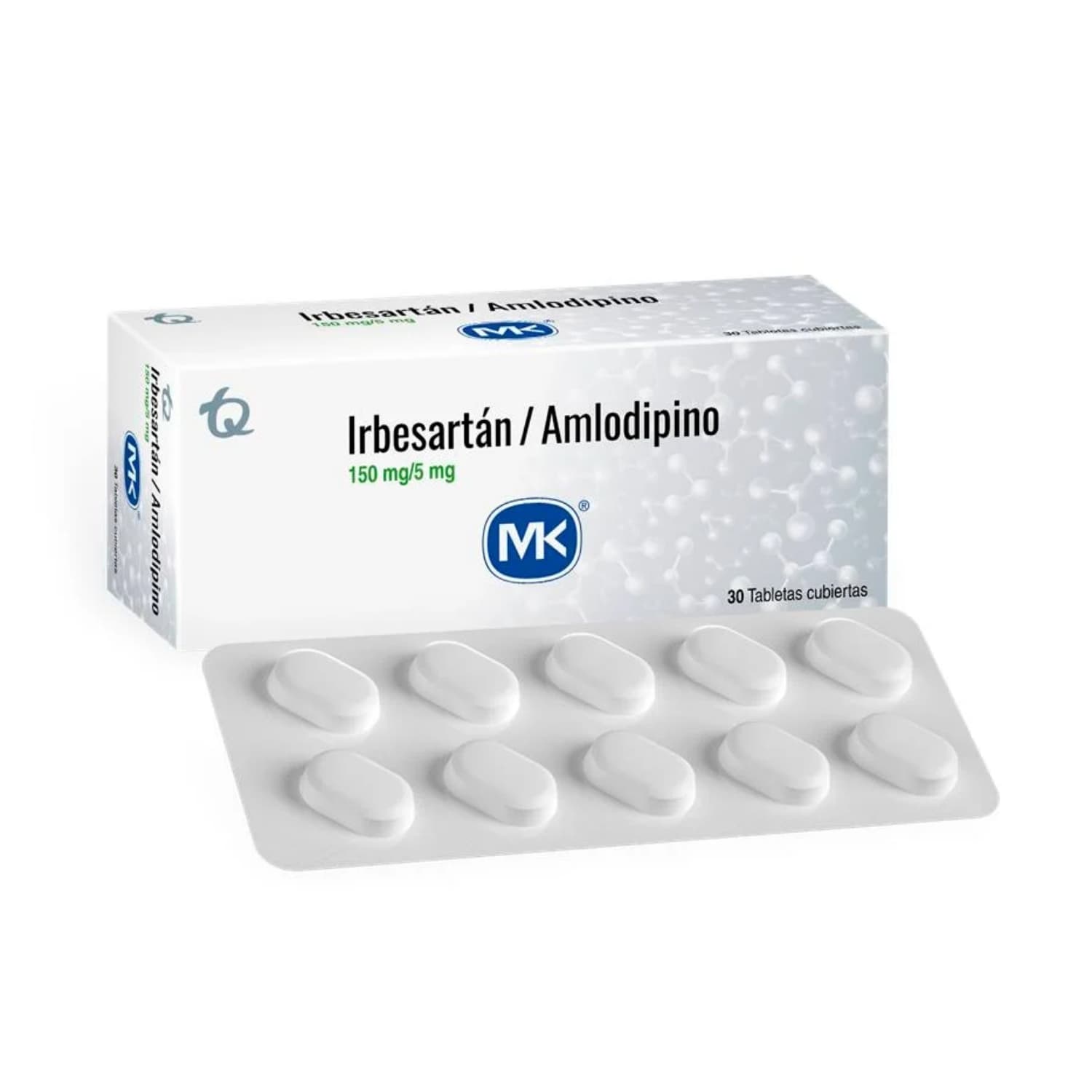 IRBESARTAN+AMLODIPINO 150/5MGMK CJX30TAB CJX30TAB (IRBESARTAN+AMLODIPINO 150/5MG)