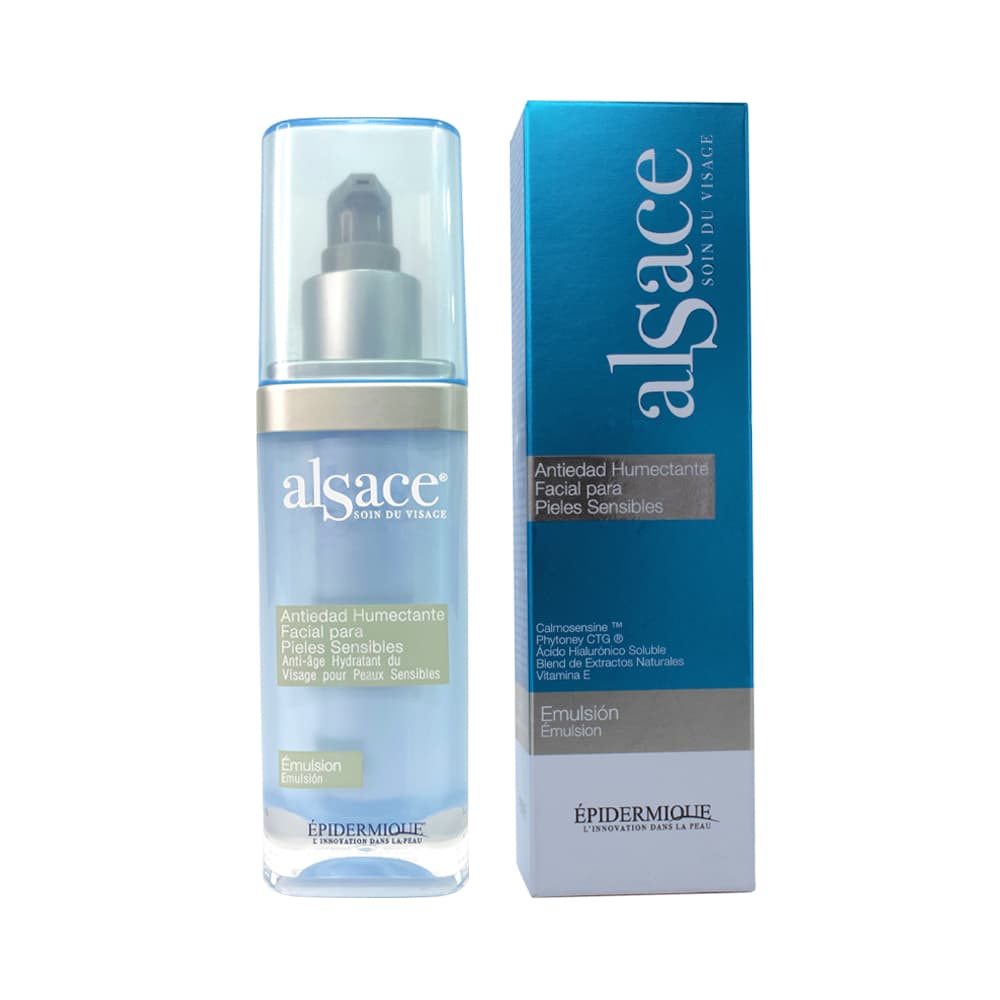 ALSACE ANTIEDAD HUMECTANTE FACIAL PIELES SENSIBLES FRASCO X 60 ML