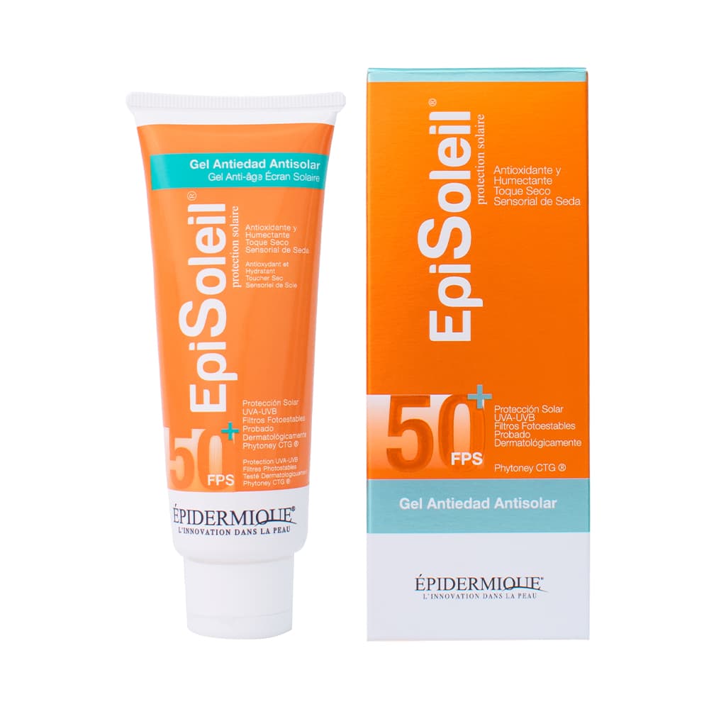 EPISOLEIL GEL ANTIEDAD ANTISOLAR FPS 50+ TUBO X 70 GR (PROTECTOR SOLAR PARA ADULTOS)