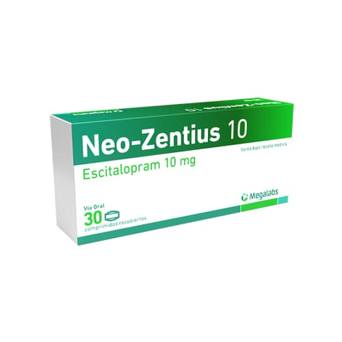 NEOZENTIUS 10 MG CAJA X 30 COMP (ESCITALOPRAM)