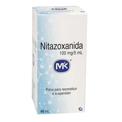 NITAZOXANIDA MK 100/5ML SUSP FCOX60ML (NITAZOXANIDA)