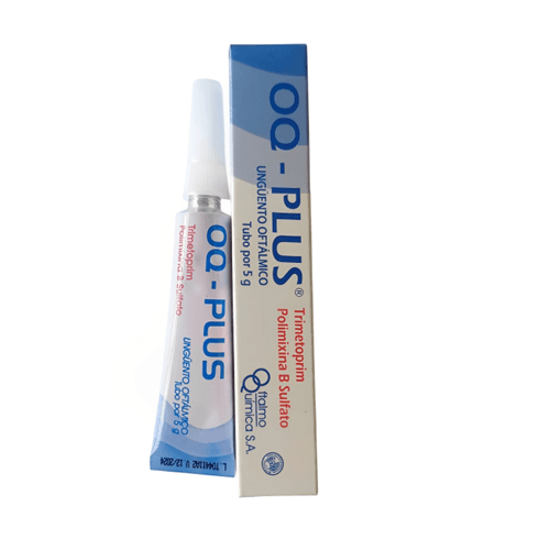 OQ PLUS TUBO X 5 GR (POLIMIXINA B+TRIMETOPRIM)