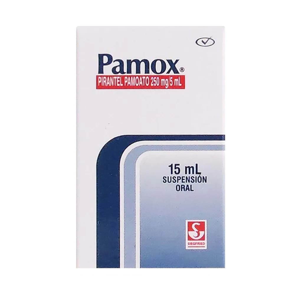 PAMOX SUSPENSION FRASCO X 15 ML (PIRANTEL PAMOATO)