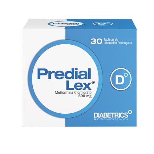PREDIAL LEX 500 MG TAB CJA X 30 (METFORMINA)