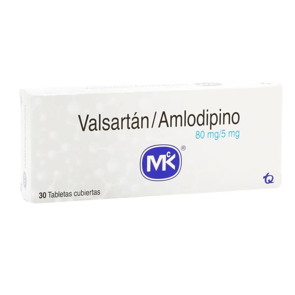 VALSARTAN+AMLODIPINO 80/5 MG CAJX30TAB (AMLODIPINO+VALSARTAN)