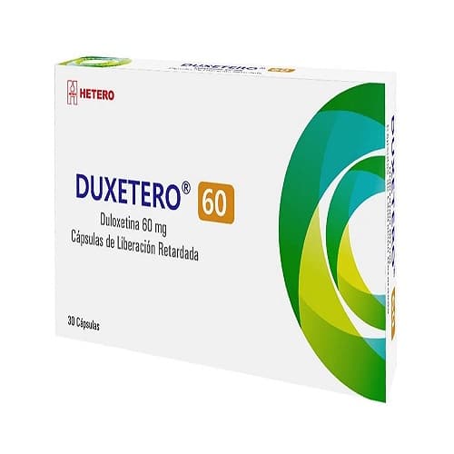 DUXETERO 60 MG CJA X 30 TAB CJA X 30 TAB (DULOXETINA)