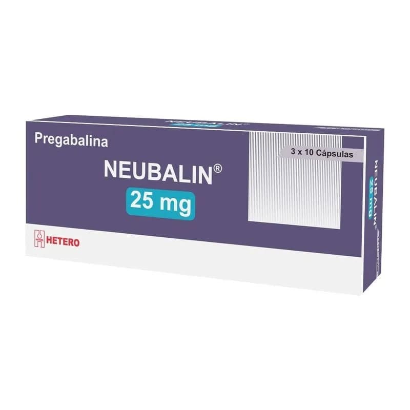 NEUBALIN 25 MG CJA X 30 TAB CJA X 30 TAB (PREGABALINA)