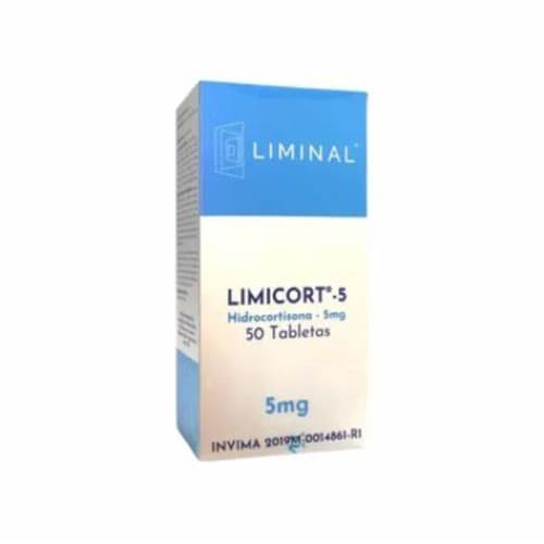 LIMICORT -HIDROCORTISONA 5 MG FCO X 50 TABLETAS (HIDROCORTISONA)