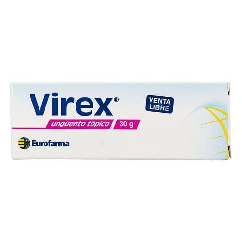 VIREX UNGUENTO 5% TUBO X 30GR TBO X 30 GR (ACICLOVIR)