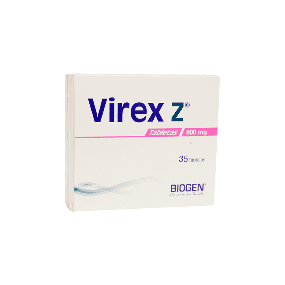 VIREX Z 800 MG CJA X 35 TABLETAS CJA X 35 TAB (ACICLOVIR)