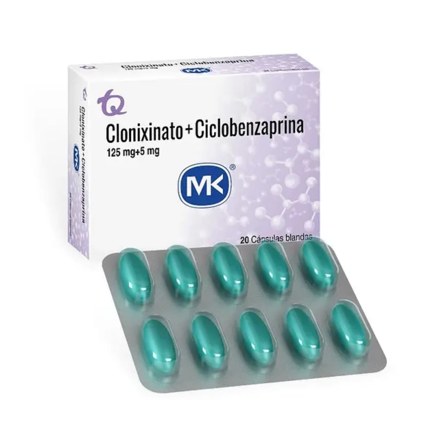 CLONIXINA/CICLOBENZAP MK 125/5 CJX20CAP CAJX20CAP (CLONIXINA/CICLOBENZAP MK 125/5)