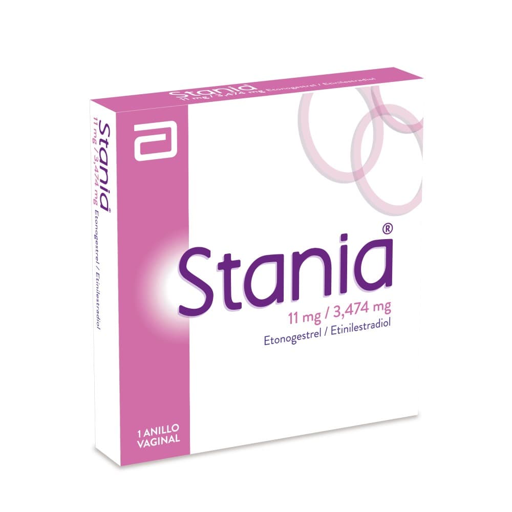STANIA 11/3,474mg ANILLO VAGINAL (ETINILESTRADIOL+ETONOGESTREL)