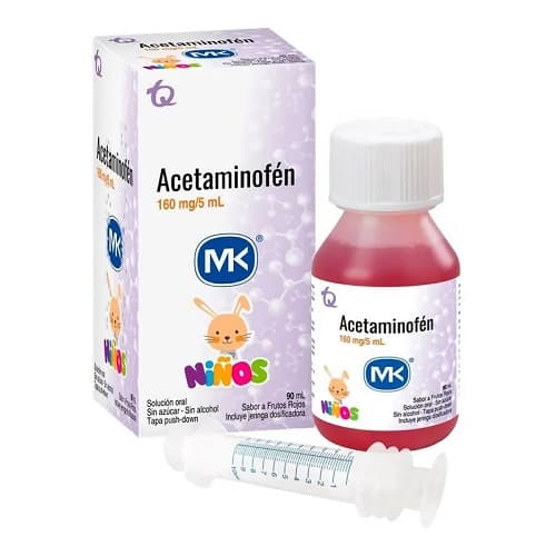 ACETAMINOFEN MK JARABE 160MG/5 FCO X90ML (ACETAMINOFEN)