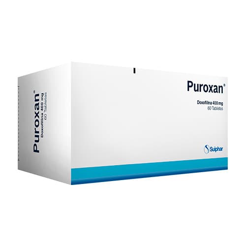 PUROXAN 400 MG CAJA X 60 TAB (DOXOFILINA)