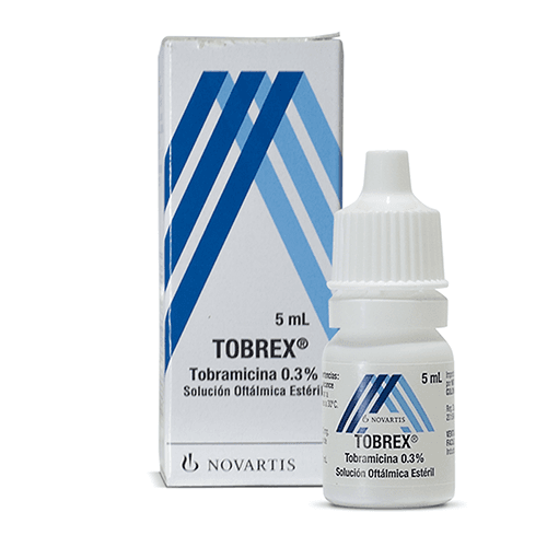 TOBREX SOLUCION OFTALMICA ESTERIL FRASCO X 5 ML (TOBRAMICINA)