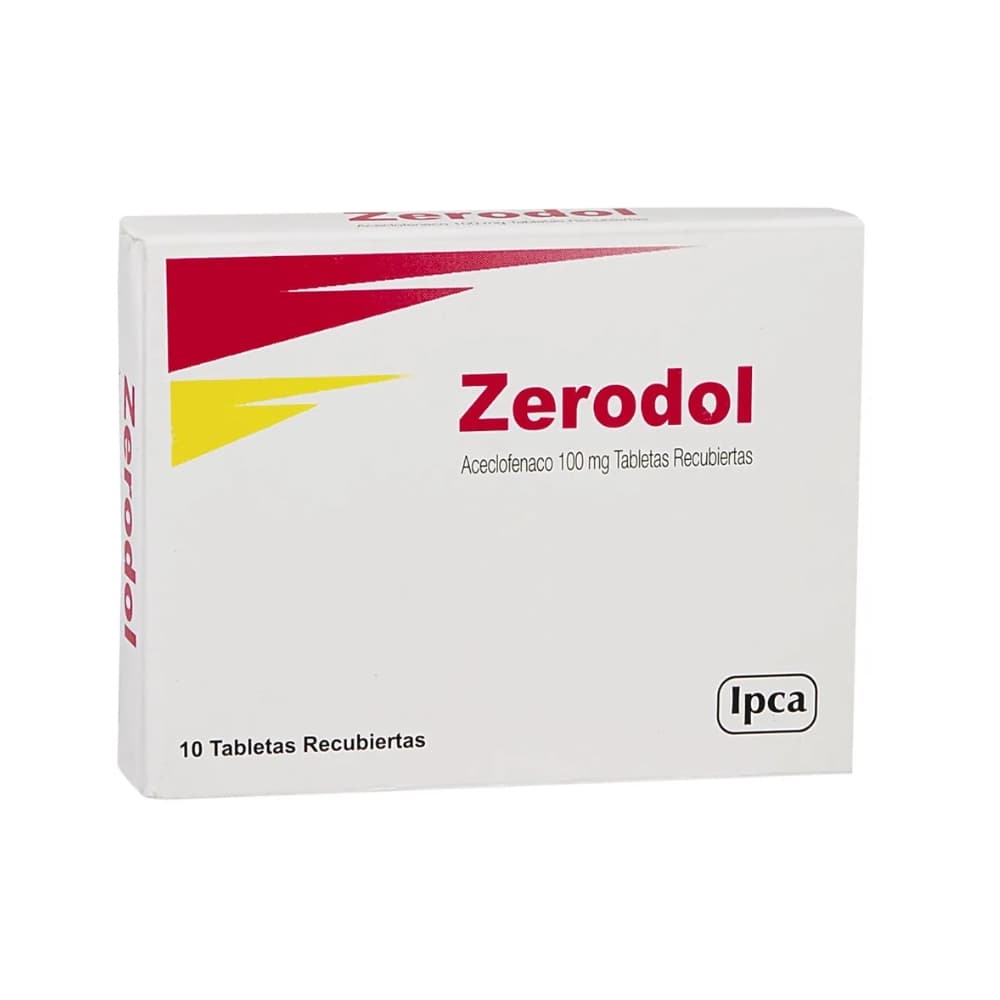 ZERODOL 100 MG RECUB X 10 TAB X 10 TAB (ACECLOFENACO)