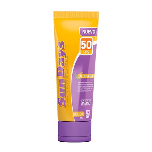 SUNDAY´S LOCIÓN FPS 50 FRASCO X 120 ML (PROTECTOR SOLAR PARA ADULTOS)