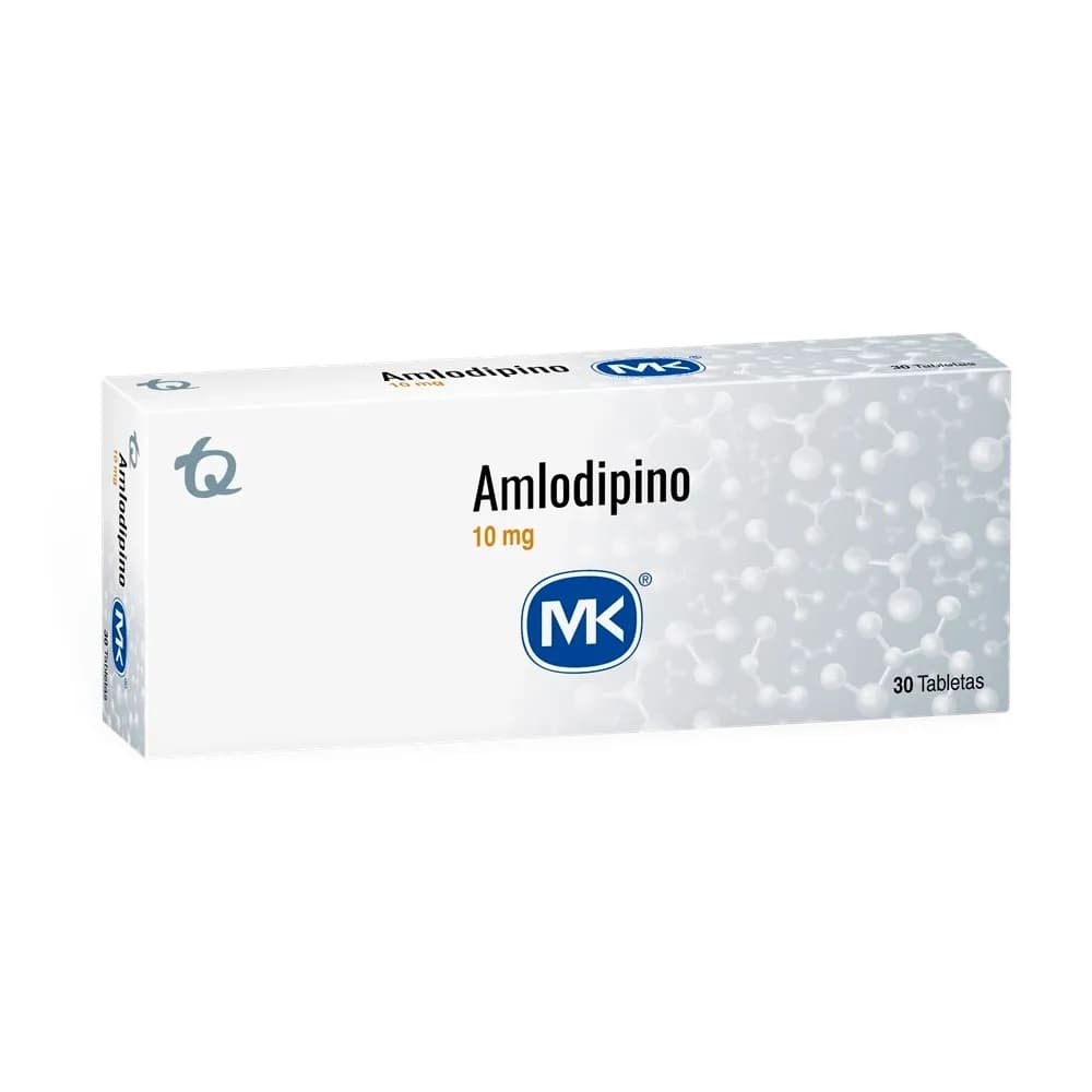 AMLODIPINO MK 10MG TAB CAJX30TAB (AMLODIPINO)