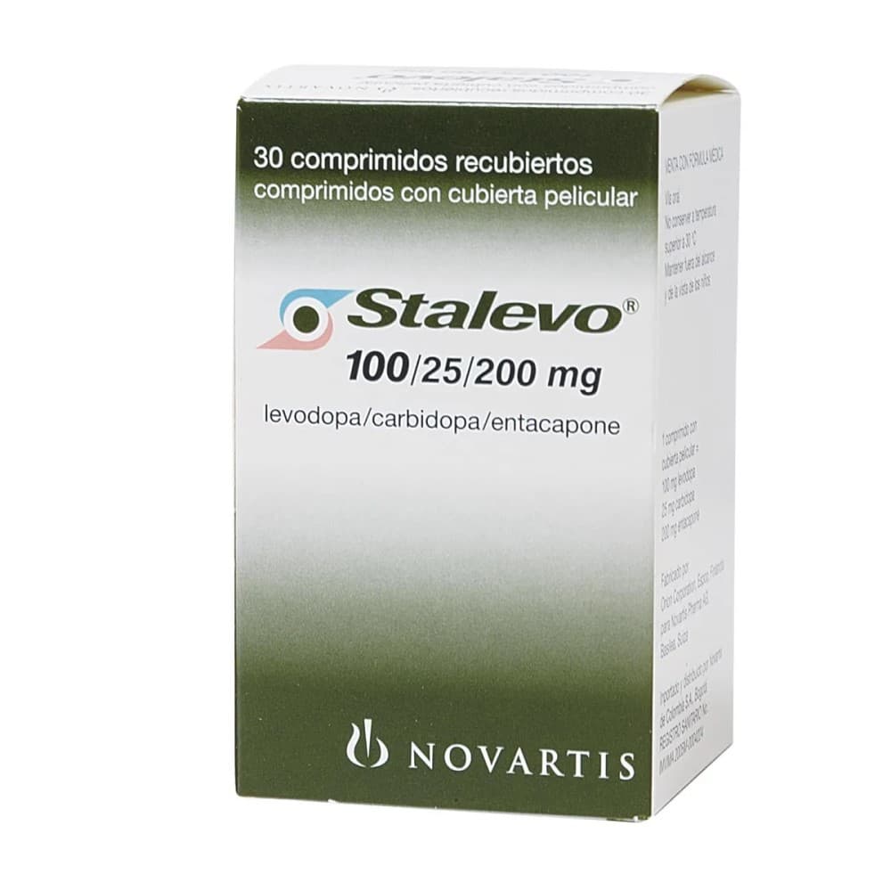 STALEVO 100+25+200MG 30FCT BO CO CAJA X 30 (CARBIDOPA+ENTACAPONA+LEVODOPA)