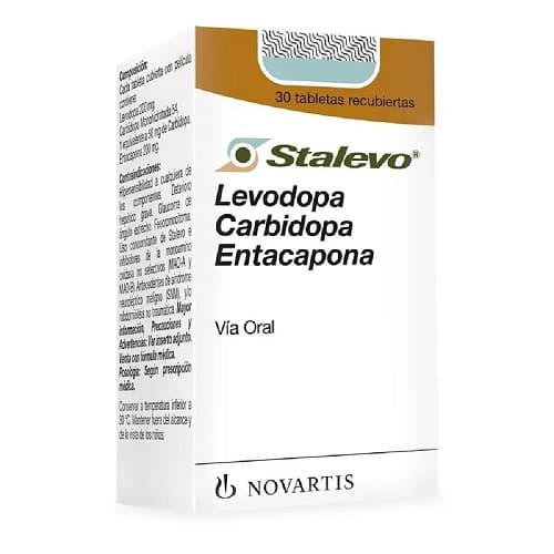 STALEVO 200+50+200MG 30FCT BO CO CAJA X 30 (CARBIDOPA+ENTACAPONA+LEVODOPA)