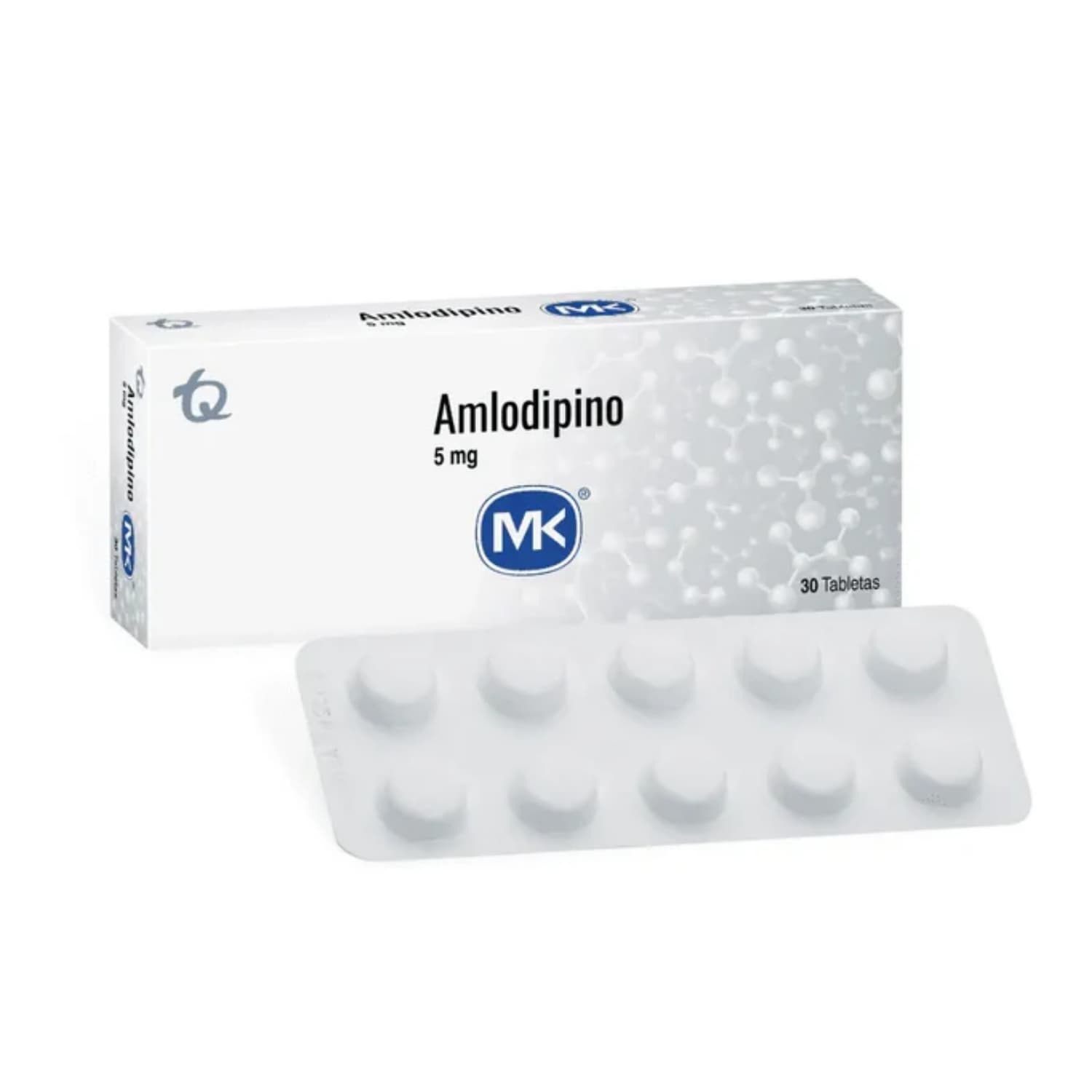 AMLODIPINO MK 5MG TABLETAS CJX30TAB CJX30TAB (AMLODIPINO)